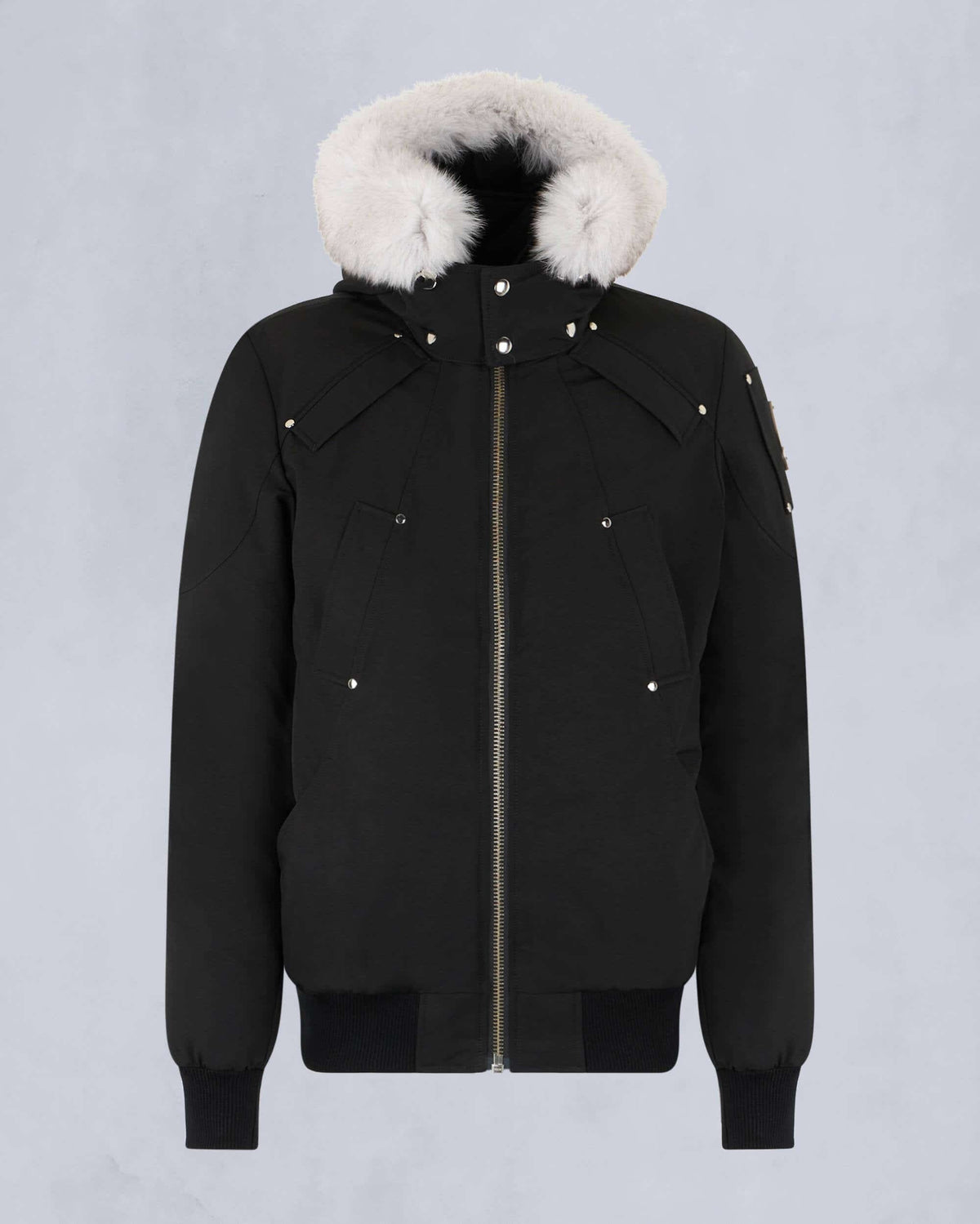Moose Knuckles Original Ballistic Neoshear Bomber Jacket - Black