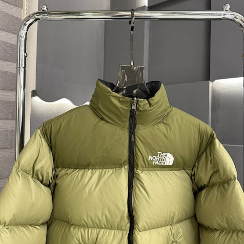 The North Face '90s-Inspired Olive Green Puffer Jacket