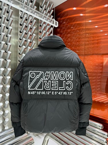 Moncler Verdons Black Stand-Collar Puffer Jacket