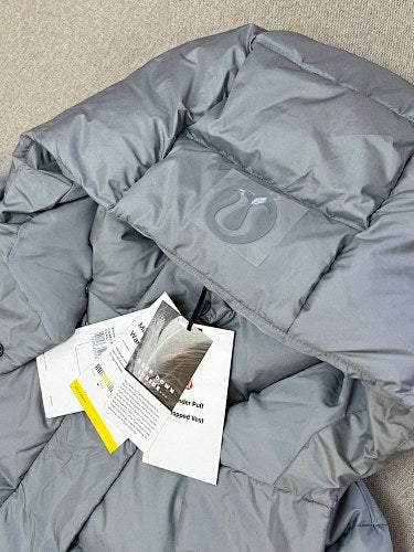 lululemon Wunder Puff Women's Gray Hooded Puffer Jacket