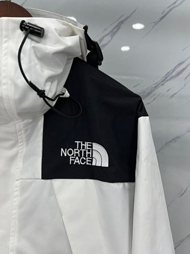 The North Face 1990 White and Black Hooded Jacket