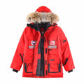 Canada Goose Hooded Utility Parka in Red