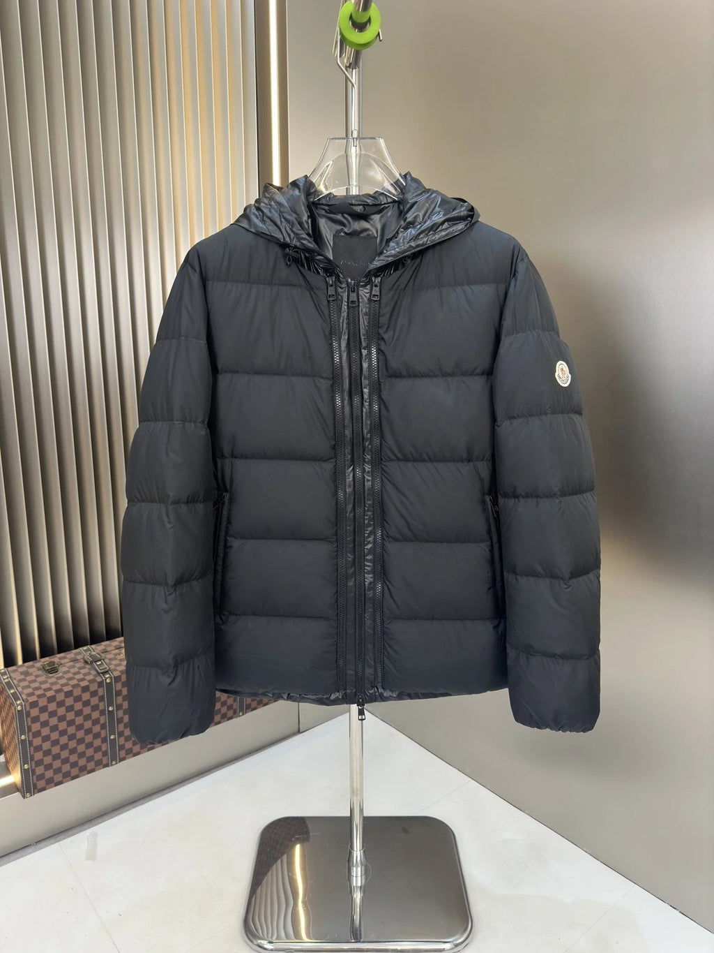 Moncler Black Reversible Quilted Puffer Jacket
