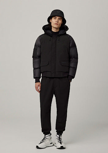 Canada Goose Hooded Puffer Jacket in Black