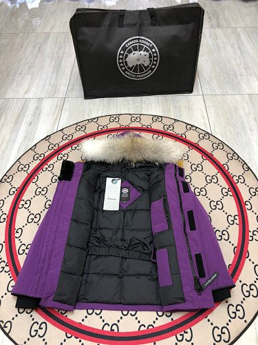 Canada Goose Kids' Unisex Hooded Parka - Purple
