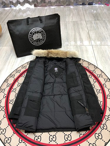 Canada Goose Unisex Hooded Parka - Black