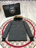 Canada Goose Unisex Hooded Puffer Jacket - Charcoal