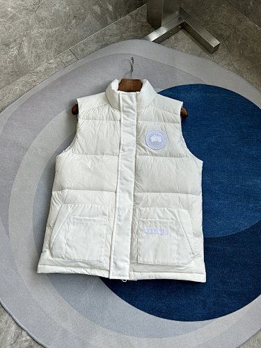 Canada Goose Quilted Puffer Vest in White