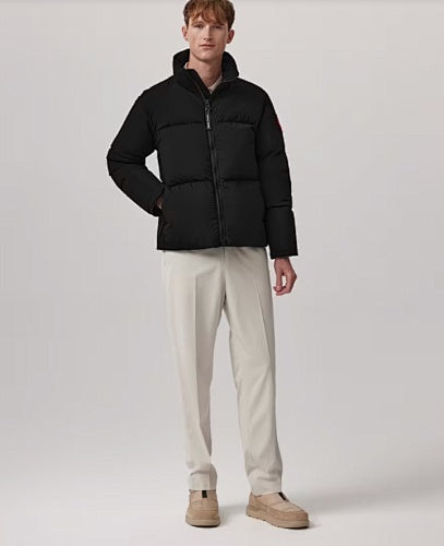 Canada Goose Stand-Collar Puffer Jacket in Black