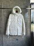 Canada Goose Hooded Puffer Parka in White