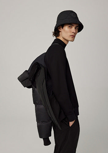 Canada Goose Hooded Puffer Jacket in Black